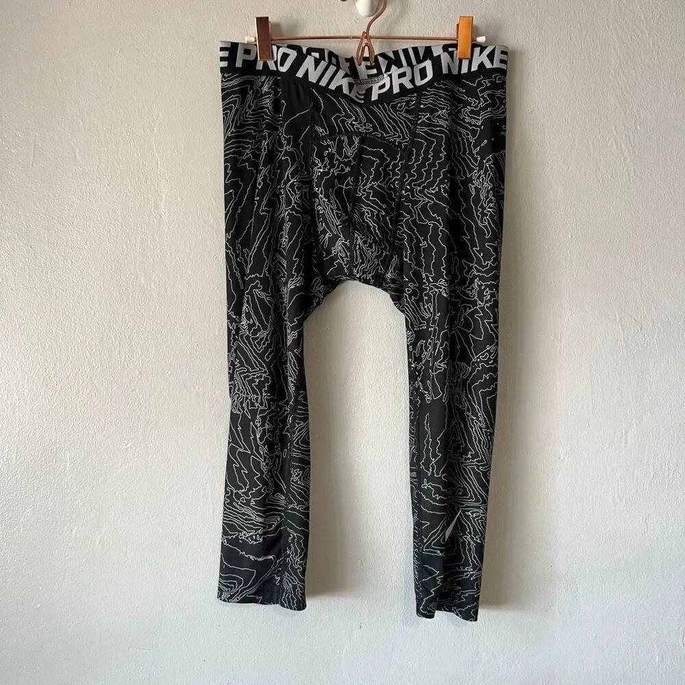 Nike Pro Warm compression Tights (Men's) cropped